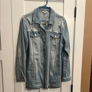 Distressed Jean Jacket